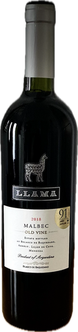 Llama Old Wine Malbec, Belasco de Baquedano, Argentinien